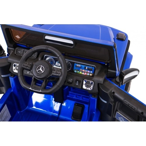 Samochód elektryczny Mercedes G63, niebieski