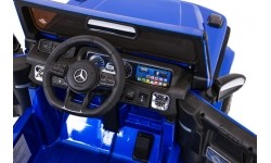 Samochód elektryczny Mercedes G63, niebieski