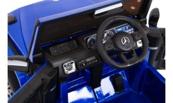 Samochód elektryczny Mercedes G63, niebieski