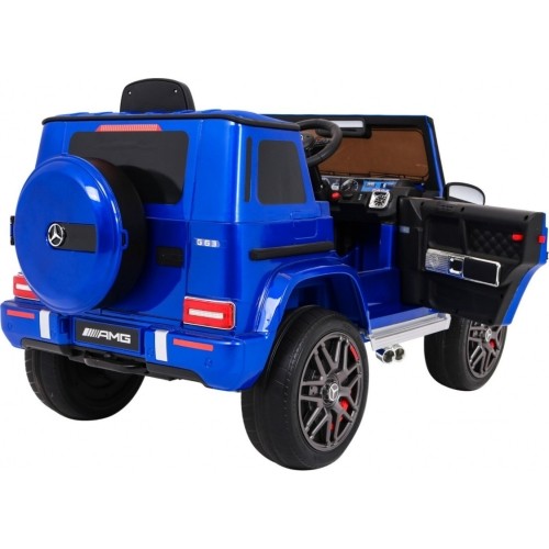 Samochód elektryczny Mercedes G63, niebieski