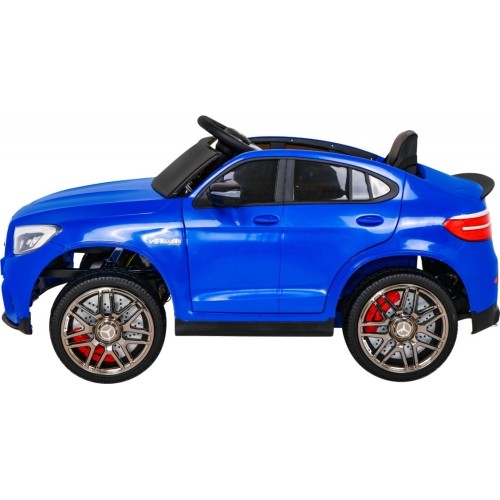 Pojazd elektryczny Mercedes Benz GLC63S, niebieski