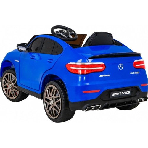 Pojazd elektryczny Mercedes Benz GLC63S, niebieski