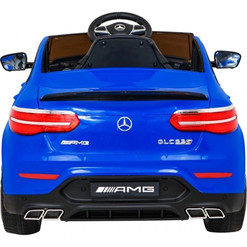 Pojazd elektryczny Mercedes Benz GLC63S, niebieski