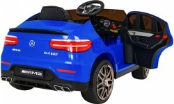 Pojazd elektryczny Mercedes Benz GLC63S, niebieski