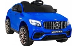 Pojazd elektryczny Mercedes Benz GLC63S, niebieski