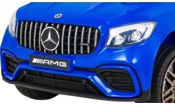 Pojazd elektryczny Mercedes Benz GLC63S, niebieski