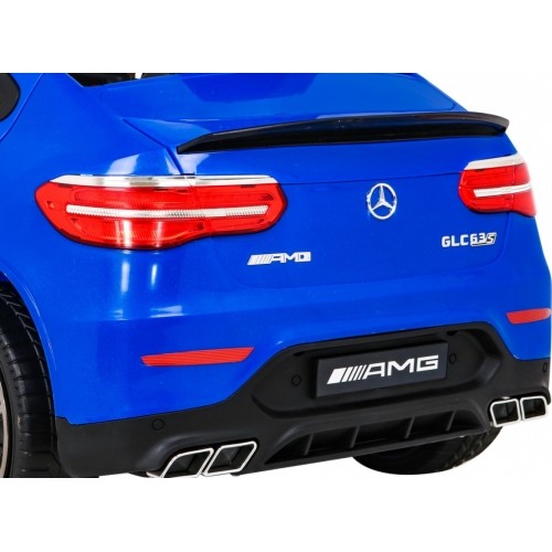 Pojazd elektryczny Mercedes Benz GLC63S, niebieski