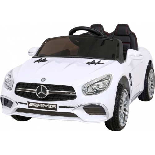 Pojazd elektryczny Mercedes Benz AMG SL65 S, biały
