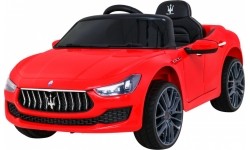 Pojazd elektryczny Maserati Ghibli, czerwony