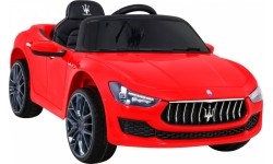 Pojazd elektryczny Maserati Ghibli, czerwony