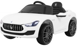 Pojazd elektryczny Maserati Ghibli, biały