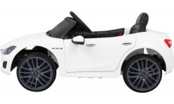 Pojazd elektryczny Maserati Ghibli, biały