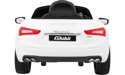 Pojazd elektryczny Maserati Ghibli, biały