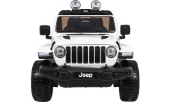 Pojazd elektryczny Jeep Wrangler Rubicon, biały, dwuosobowy