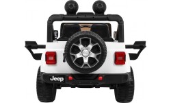 Pojazd elektryczny Jeep Wrangler Rubicon, biały, dwuosobowy