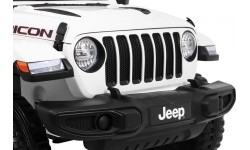 Pojazd elektryczny Jeep Wrangler Rubicon, biały, dwuosobowy