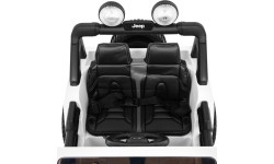Pojazd elektryczny Jeep Wrangler Rubicon, biały, dwuosobowy
