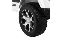 Pojazd elektryczny Jeep Wrangler Rubicon, biały, dwuosobowy