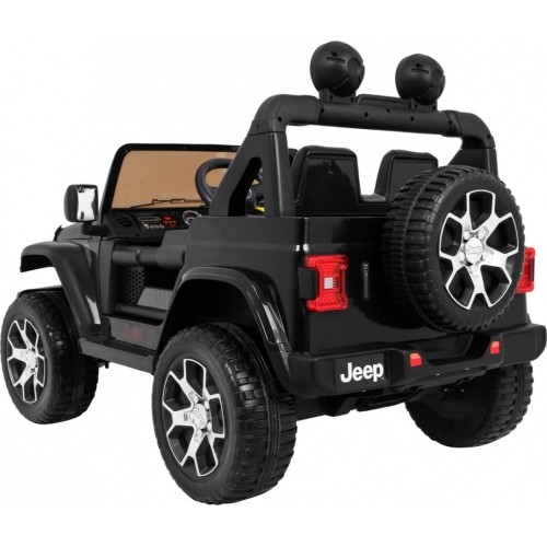 Jeep Wrangler Rubicon Black samochód elektryczny dla dzieci