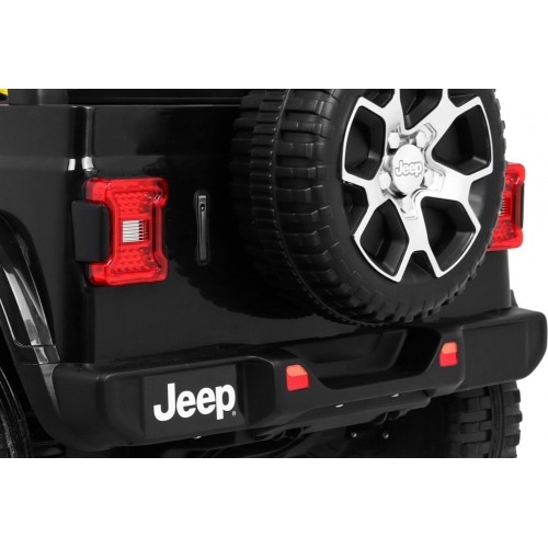 Jeep Wrangler Rubicon Black samochód elektryczny dla dzieci
