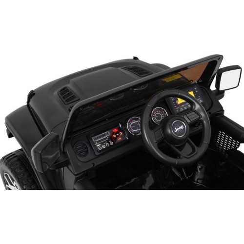 Jeep Wrangler Rubicon Black samochód elektryczny dla dzieci