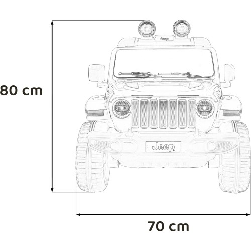 Jeep Wrangler Rubicon, zielony