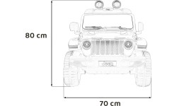 Jeep Wrangler Rubicon, zielony