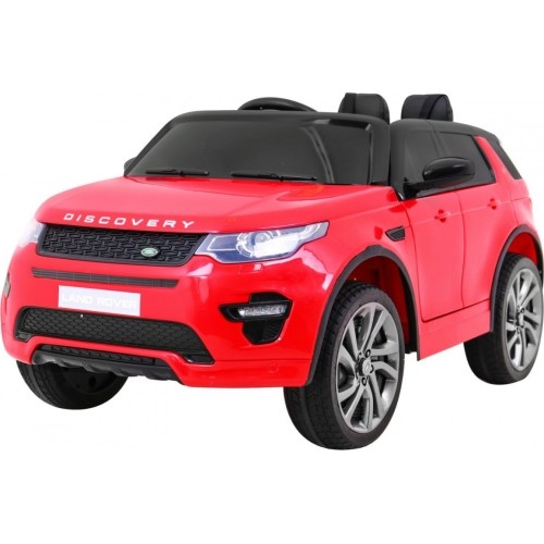 Pojazd elektryczny Land Rover Discovery, czerwony