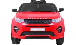 Pojazd elektryczny Land Rover Discovery, czerwony