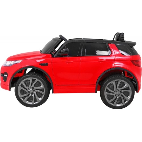 Pojazd elektryczny Land Rover Discovery, czerwony