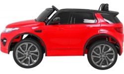 Pojazd elektryczny Land Rover Discovery, czerwony