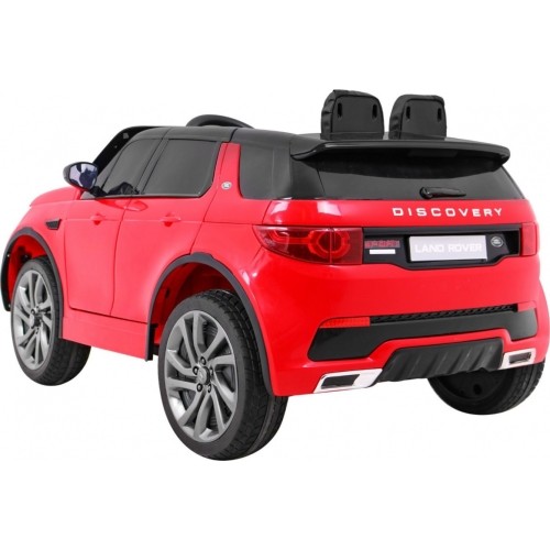 Pojazd elektryczny Land Rover Discovery, czerwony
