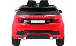 Pojazd elektryczny Land Rover Discovery, czerwony
