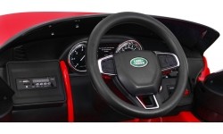 Pojazd elektryczny Land Rover Discovery, czerwony