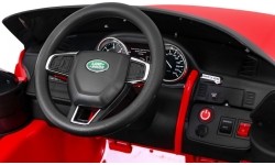 Pojazd elektryczny Land Rover Discovery, czerwony
