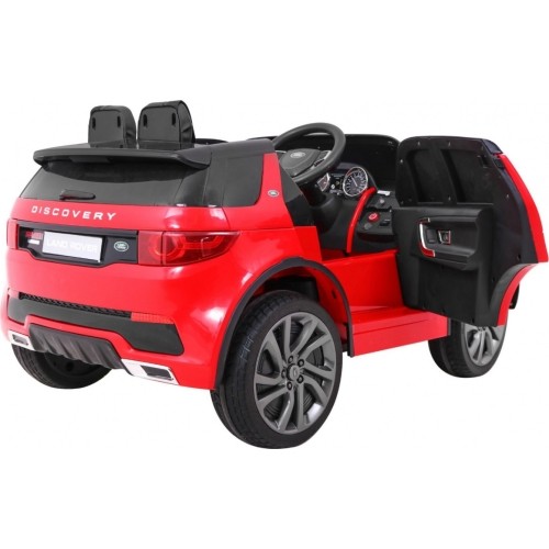 Pojazd elektryczny Land Rover Discovery, czerwony