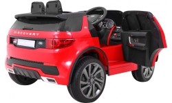Pojazd elektryczny Land Rover Discovery, czerwony