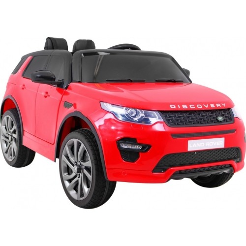 Pojazd elektryczny Land Rover Discovery, czerwony
