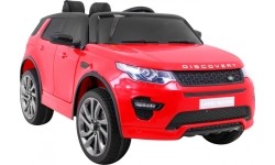 Pojazd elektryczny Land Rover Discovery, czerwony