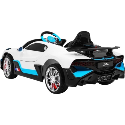 Pojazd elektryczny Bugatti Divo, biały