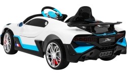 Pojazd elektryczny Bugatti Divo, biały