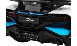 Pojazd elektryczny Bugatti Divo, biały