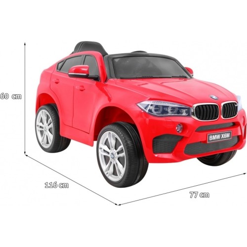 Pojazd BMW X6M czerwony