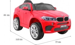 Pojazd BMW X6M czerwony