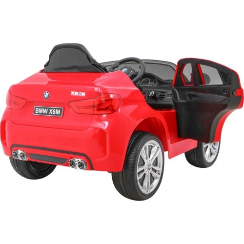 Pojazd elektryczny dla dzieci BMW X6M, czerwony
