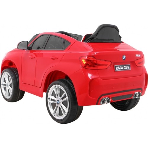 Pojazd elektryczny dla dzieci BMW X6M, czerwony