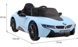 Pojazd elektryczny BMW I8 LIFT, niebieski