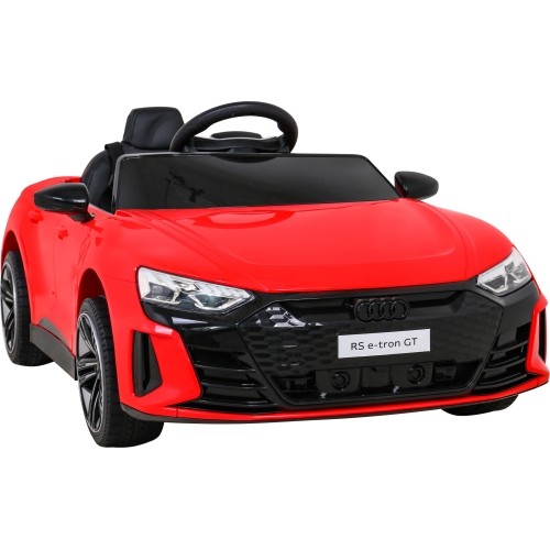 Pojazd elektryczny Audi RS E-Tron GT, czerwony