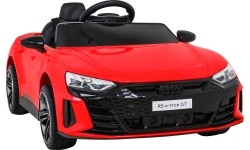 Pojazd elektryczny Audi RS E-Tron GT, czerwony
