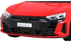 Pojazd elektryczny Audi RS E-Tron GT, czerwony